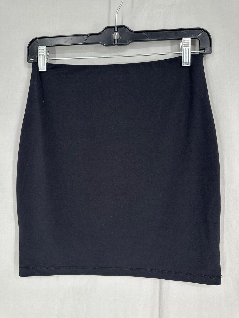 Leith Skirt Womens Small Black Mini Stretch Double Layer Classic Capsule